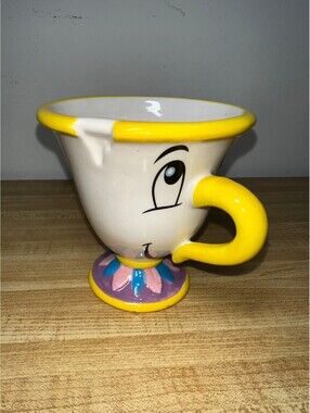 Disney Yellow Chip Mug from Beauty and the Beast – Vintage